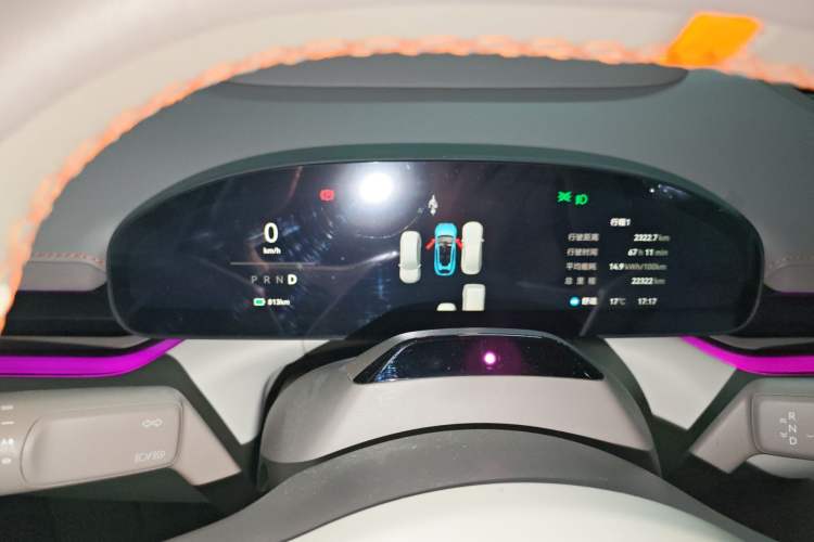 Used Zeekr 007GT 2025 Long-Range Rear-Wheel Drive Intelligent Driving Version 100 kWh Instrument Cluster