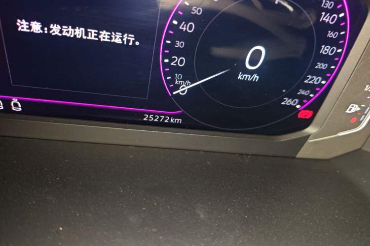 Used Volkswagen FAW-Volkswagen CC 2023 380TSI Striking Edition Odometer Close Up