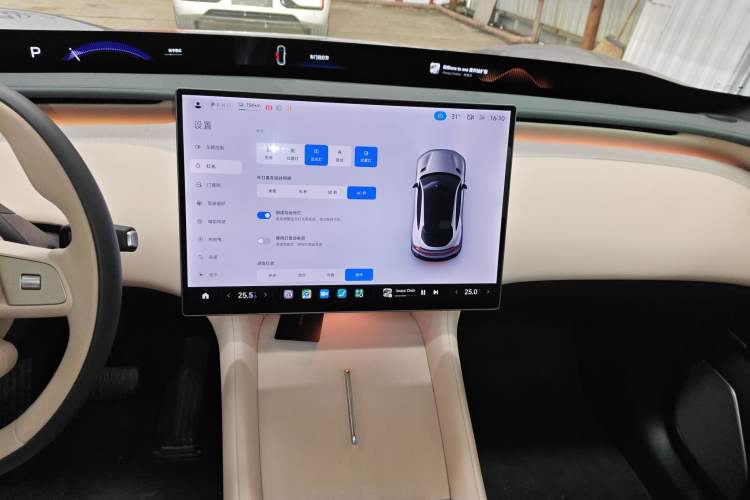 Used Xiaomi Auto YU7 2025 Ultra-Long Range High-Performance All-Wheel-Drive Max Edition Audio And AC Panel
