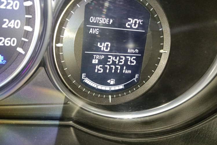 Used Mazda CX-5 2014 2.0L Automatic Two-Wheel Drive Urban Version Odometer Close Up