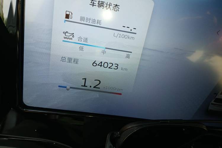 Used Geely Auto Monjaro L 2021 2.0TD DCT EVO Two-Wheel Drive Smart Luxury Version Odometer Close Up