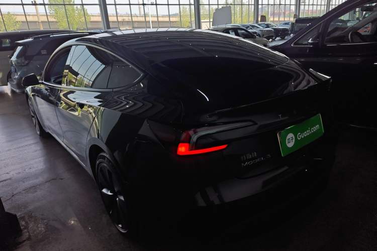 Used Tesla Model 3 2023 Rear-Wheel-Drive Version Rear Left 45 Deg