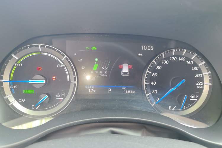 Used Toyota Highlander 2023 2.5L Smart Electric Hybrid Dual-Engine Two-Wheel Drive Elite Version 5 Seats Instrument Cluster