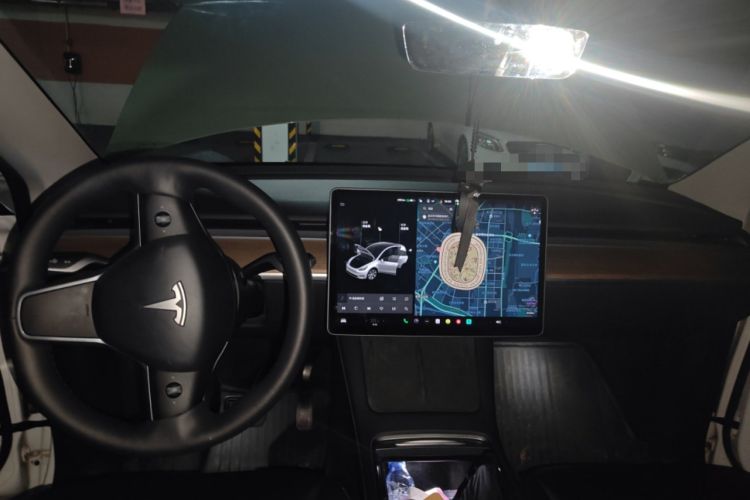 Used Tesla Model Y 2021 Standard Range Rear-Wheel Drive Version Headliner