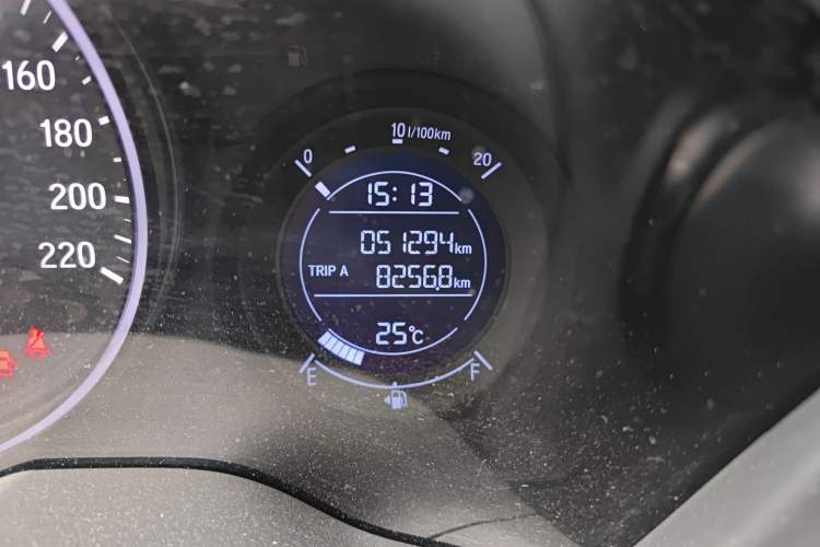 Used Honda Vezel 2022 1.5L CVT Phantom Night Pioneer Edition Odometer Close Up