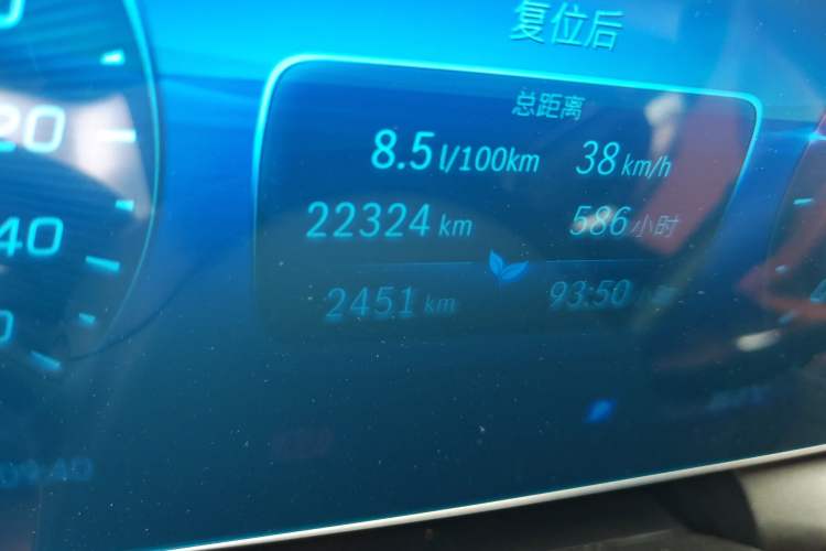 Used Mercedes-Benz GLC 2024 GLC 300 L 4MATIC Dynamic Edition 5-seater Odometer Close Up