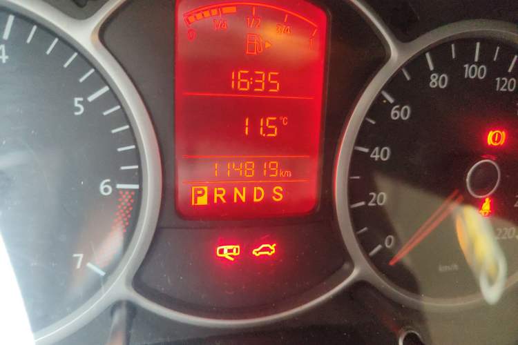 Used Volkswagen Lavida 2008 1.6L Automatic Joy Edition Odometer Close Up