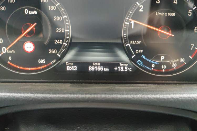 Used BMW 3 Series 2019 320Li M Sport Night Edition Odometer Close Up