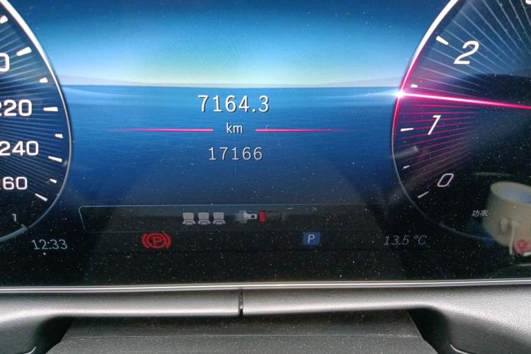 Used Mercedes-Benz C-Class 2024 Restyled C-Class 260 L Sport Edition Odometer Close Up