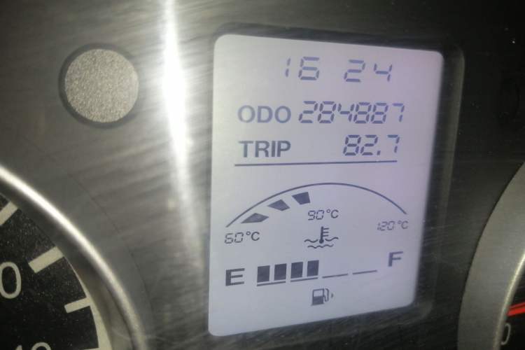 Used Jinbei Hiace X30 2018 1.3L Cargo Van Standard Version DLCG12 Odometer Close Up