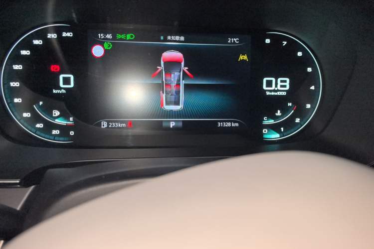 Used Roewe iMAX8 2022 400TGI Prestige Edition Odometer Close Up