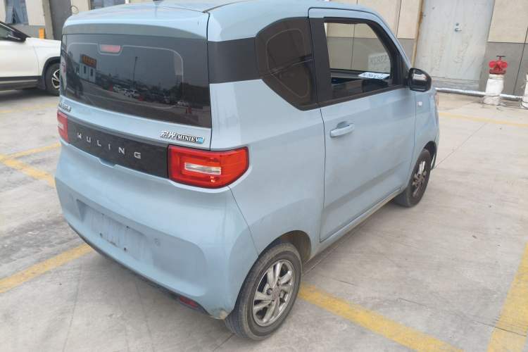 Used Wuling Hongguang MINIEV 2020 Enjoyment Model Lithium Iron Phosphate Rear Right 45 Deg