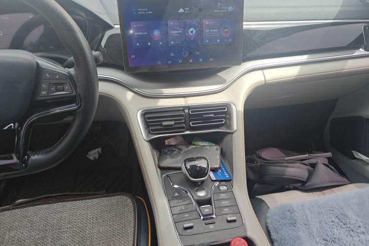 Used BYD Song PLUS New Energy 2021 DM-i 110KM Flagship Model Audio And AC Panel