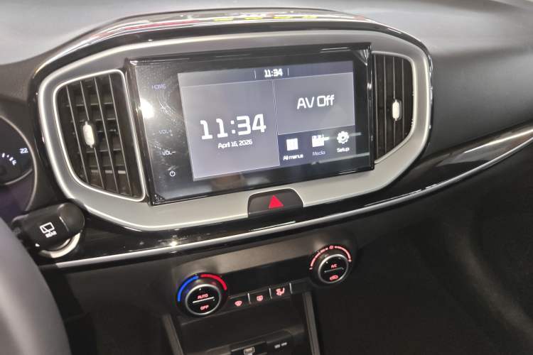 Used Kia kx1 Stonic 2021 1.4L CVT Sunroof Model Audio And AC Panel