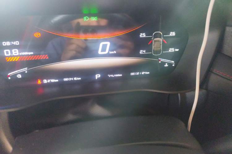 Used MG 5 2025 300TGI Global Flagship Edition Odometer Close Up