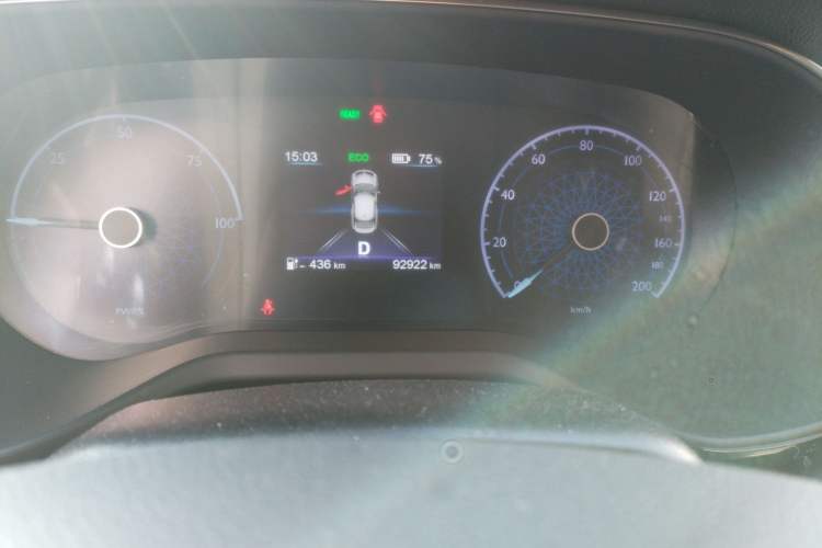 Used Hongqi E-QM5 2023 620km PLUS Odometer Close Up