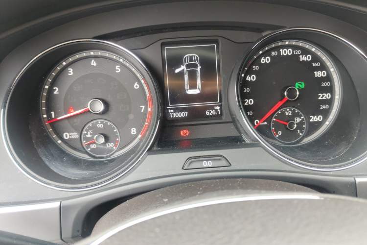 Used Volkswagen Teramont 2017 380TSI Four-Wheel Drive Luxury Edition Odometer Close Up