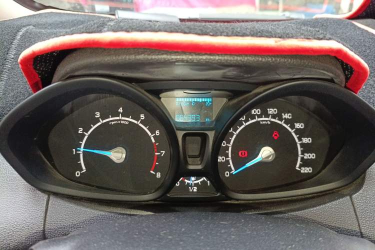 Used Ford EcoSport 2017 1.5L Manual Comfort Model Odometer Close Up