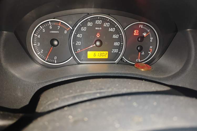 Used Suzuki Swift 2013 1.3L Manual Value Edition Odometer Close Up