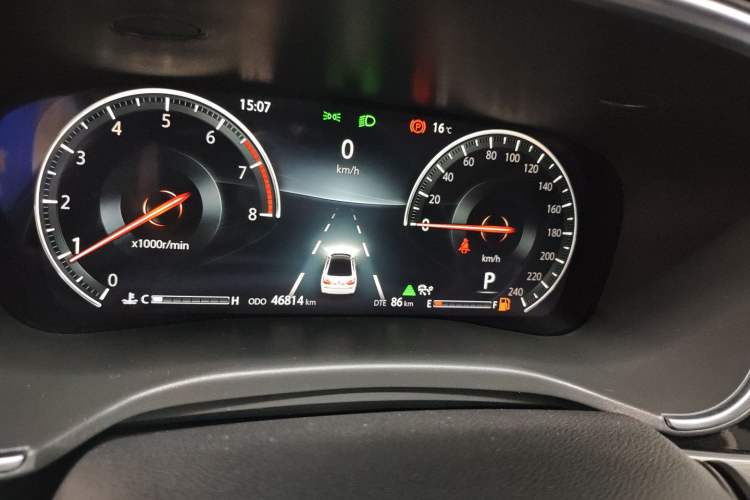 Used CHANGAN Ruicheng CC 2021 Blue Whale Edition 1.5T DCT Prestige Model Instrument Cluster