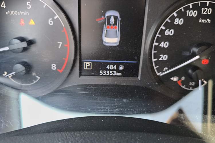 Used Nissan Teana 2021 2.0L XL Comfort Edition Odometer Close Up