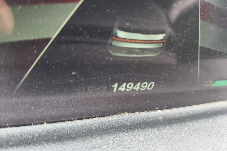 Used NETA U  Odometer Close Up