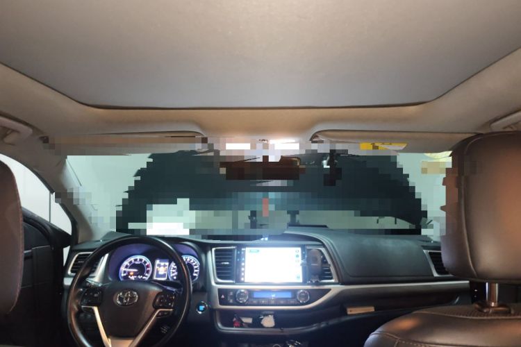 Used Toyota Highlander 2021 2.0T Four-Wheel Drive Prestige Version 7 Seats Headliner