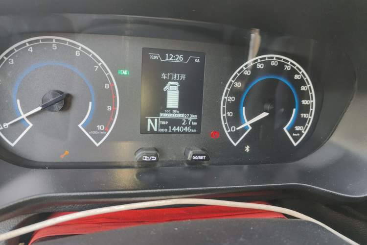 Used Karry Jiangtun 2022 Jiangshun No.1 Ultra-Performance Edition by Guoxuan Hi-Tech Odometer Close Up