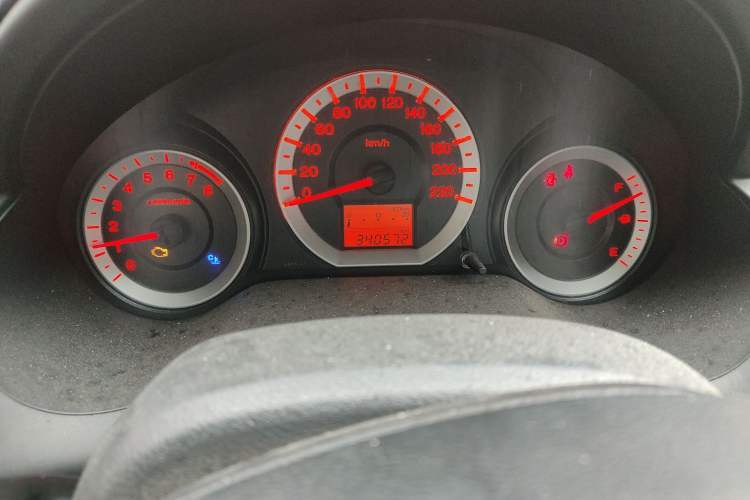 Used Honda City Classic 2008 1.5L manual Elite Edition Odometer Close Up
