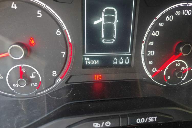 Used Volkswagen Polo 2021 Plus 1.5L Automatic Colorful Tech Edition Odometer Close Up