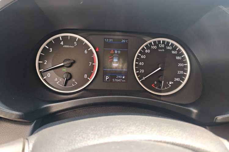 Used Nissan Sylphy 2022 1.6L XL CVT Enjoyment Edition Odometer Close Up