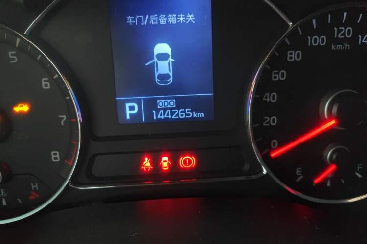 Used Kia K3 2013 1.6L Automatic GL Odometer Close Up