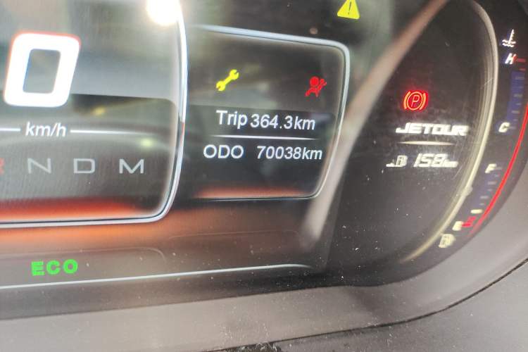 Used JETOUR X90 2019 1.5T DCT Smart Enjoyment Version 5 Seats China VI Standard Odometer Close Up