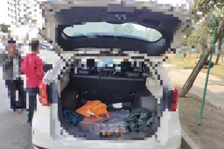 Used GAC Trumpchi GS5 Super 2015 2.0L Automatic Two-Wheel Drive Luxury Navigation Edition Trunk