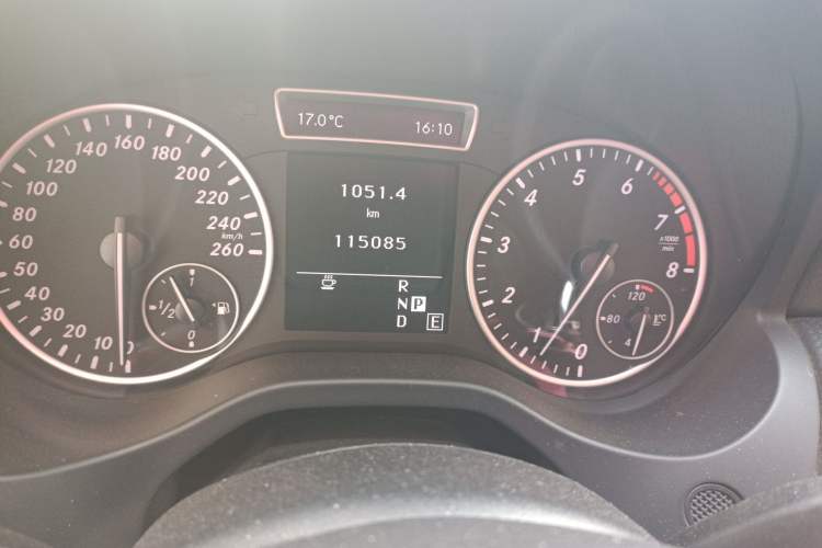 Used Mercedes-Benz A-Class 2013 A 180 Fashion Model Odometer Close Up