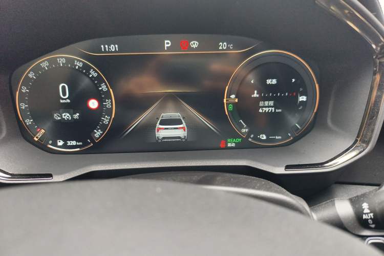 Used Lynk & Co 01 EM-P 2021 1.5TD PHEV Halo Odometer Close Up