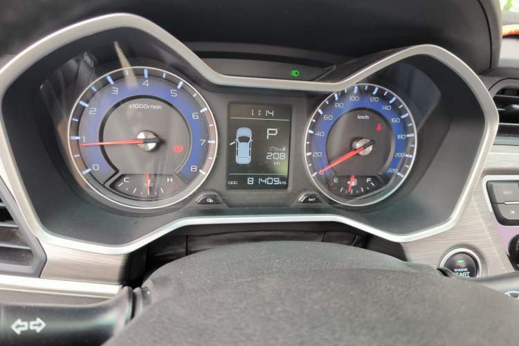 Used Geely Auto Vision X3 2017 1.5L Automatic Luxury Model Odometer Close Up