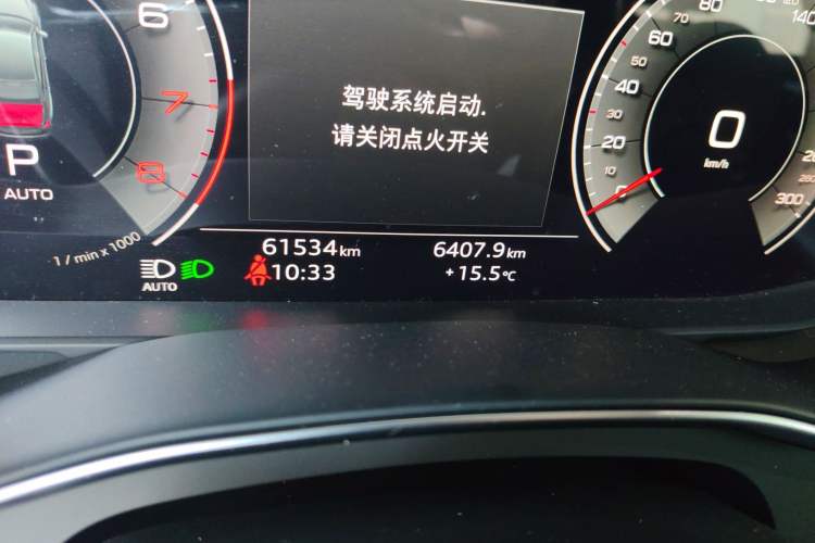 Used Audi A6L 2023 Revised 45 TFSI Prestige Dynamic Edition Odometer Close Up