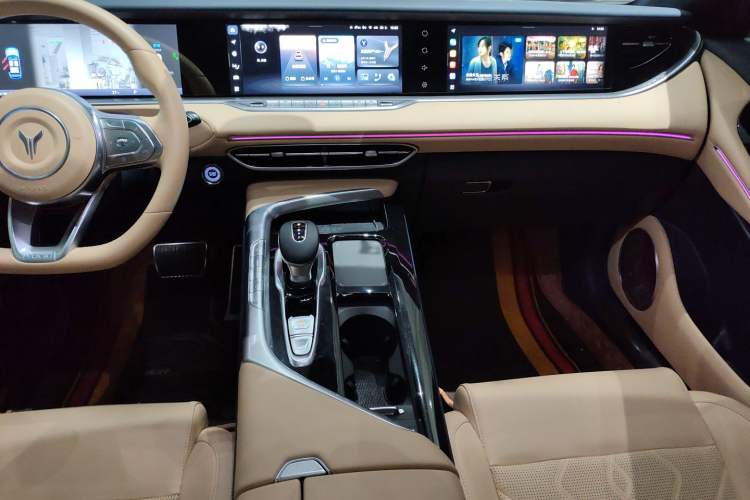 Used VOYAH FREE 2021 Four-Wheel Drive Standard Range-Extended Exclusive Luxury Package Audio And AC Panel