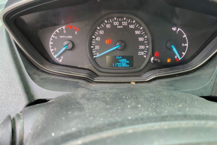 Used Ford Escort 2015 1.5L Manual Comfort Model Odometer Close Up