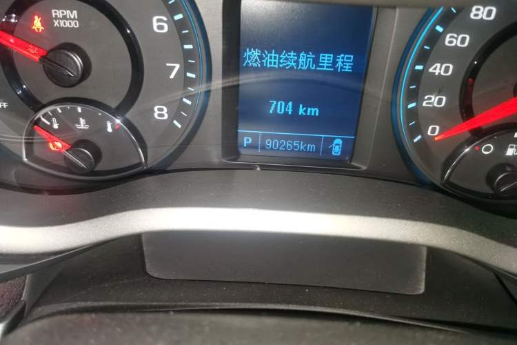 Used Chevrolet Malibu 2018 530T Automatic Luxury Edition Odometer Close Up