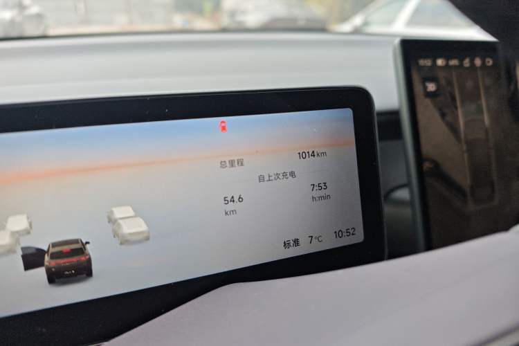 Used Leapmotor Lafa5 2026 Model 515 Pro Odometer Close Up