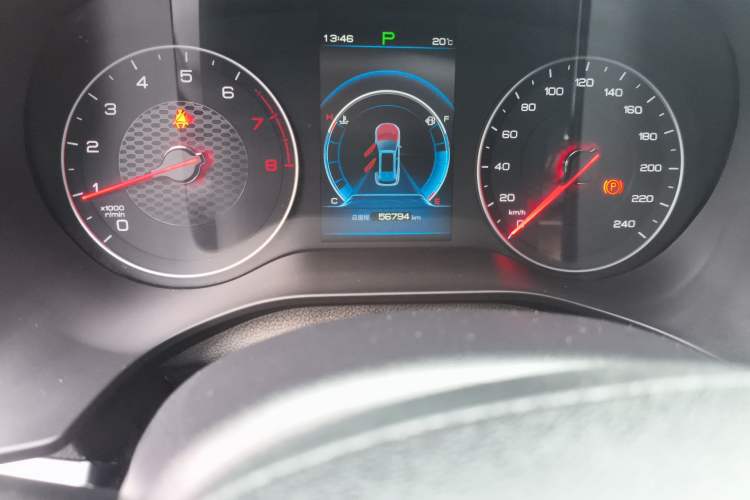 Used BYD Song Pro 2021 1.5T Automatic Elite Edition Odometer Close Up