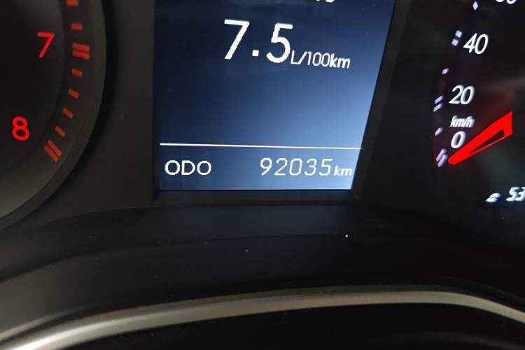 Used BAIC Off-Road BJ20 2016 1.5T CVT Luxury Model Odometer Close Up