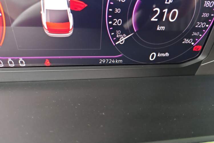 Used Volkswagen Passat 2023 330TSI Elite Edition Odometer Close Up