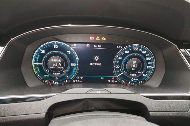 Used Volkswagen Variant New Energy 2019 GTE model Instrument Cluster