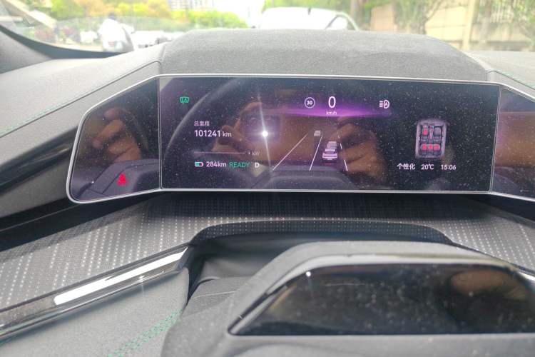 Used Zeekr 001 2021 Ultra-Long Range Dual-Motor YOU Version Odometer Close Up