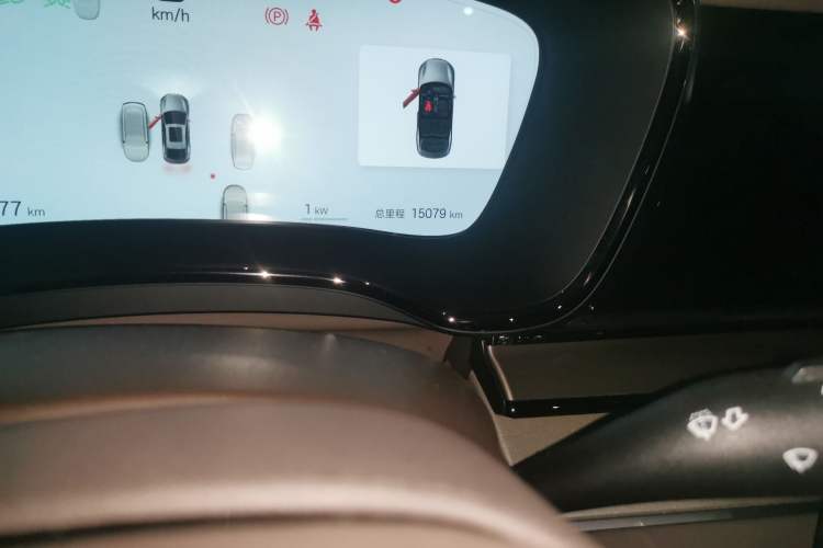 Used BYD Han 2025 EV Intelligent Driving Edition 605KM Prestige Model Odometer Close Up