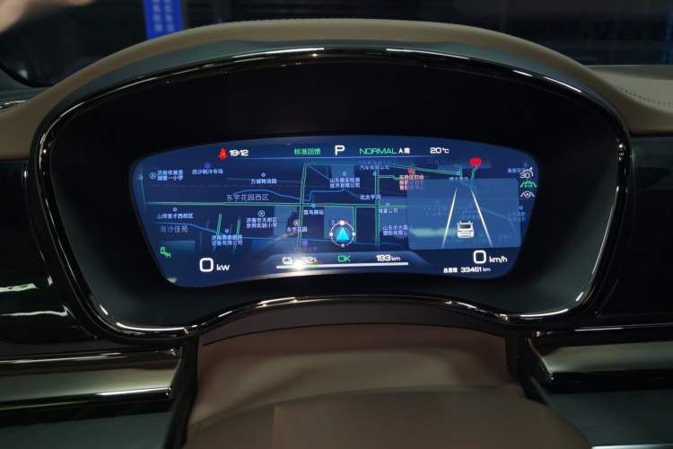 Used BYD Han 2022 EV Genesis Edition 610KM All-Wheel Drive Premium Model Instrument Cluster