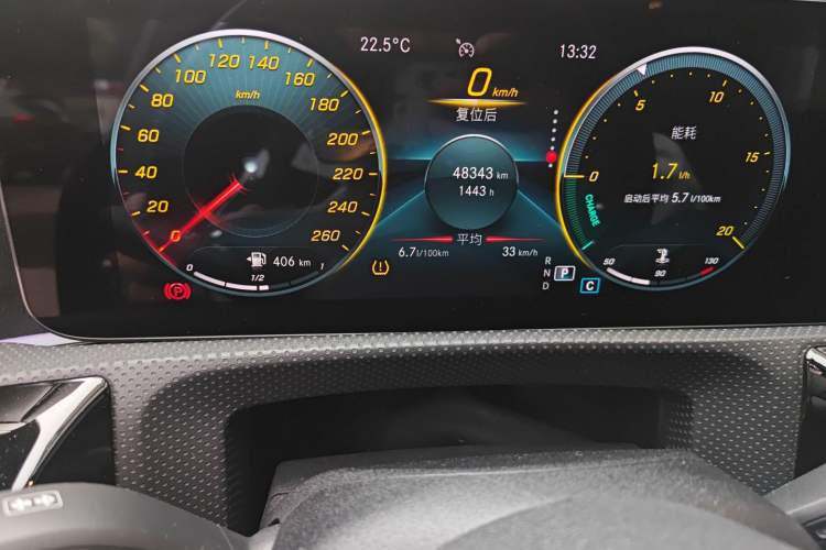 Used Mercedes-Benz CLA 2021 CLA 200 Odometer Close Up